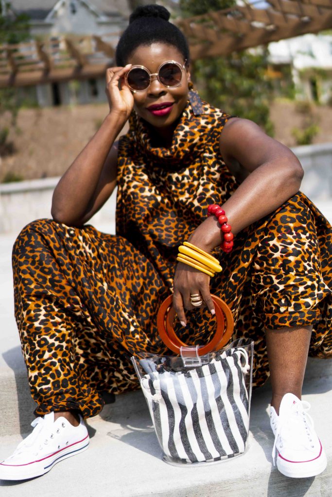 Herem Jumpsuit styled by top Atlanta fashion blogger, Hurry in Time: summer herem jumpsuit