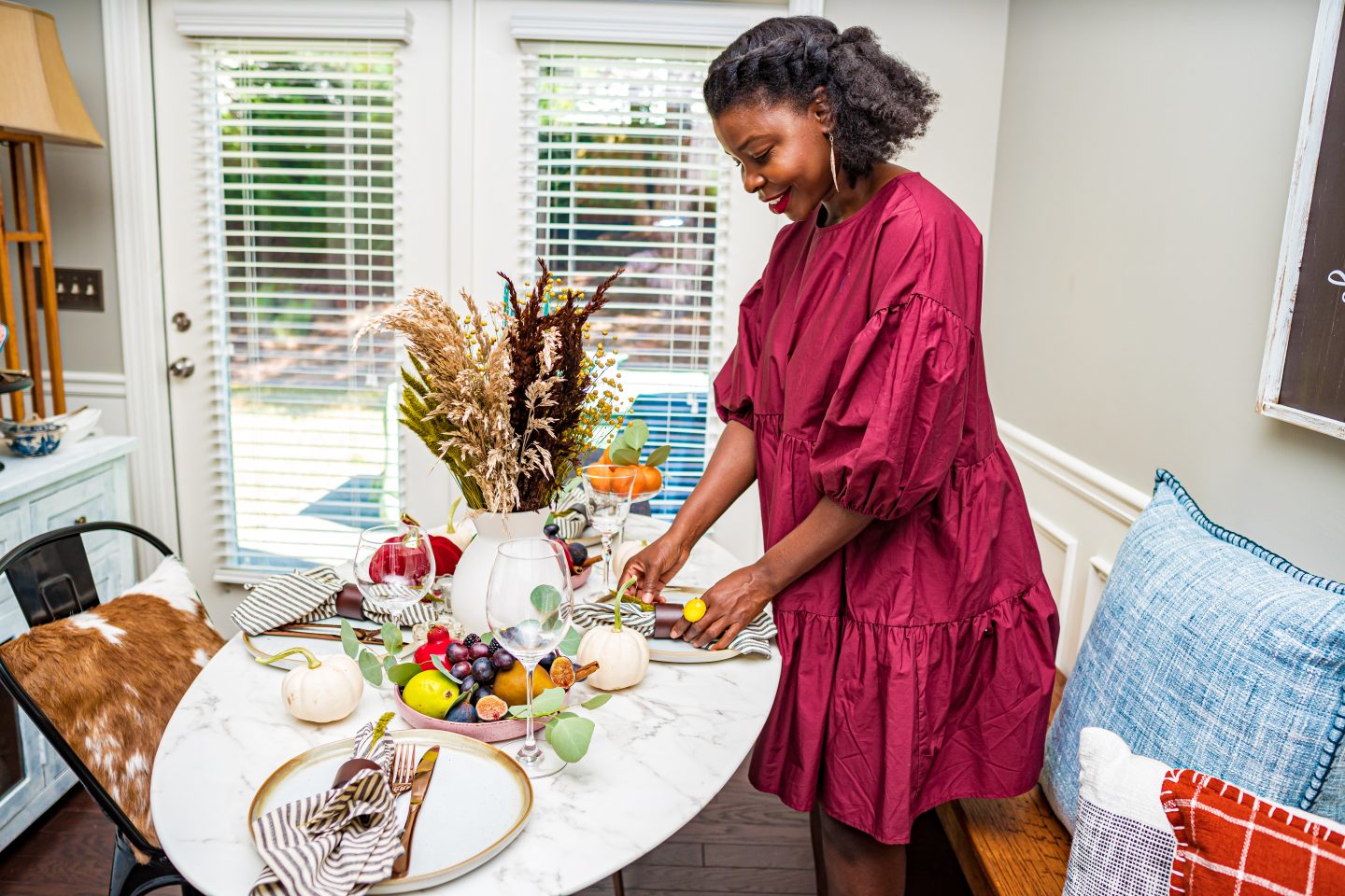 Thanksgiving Tablescape For $100 or Less featured by top Atlanta lifestyle blogger, Hurry in Time