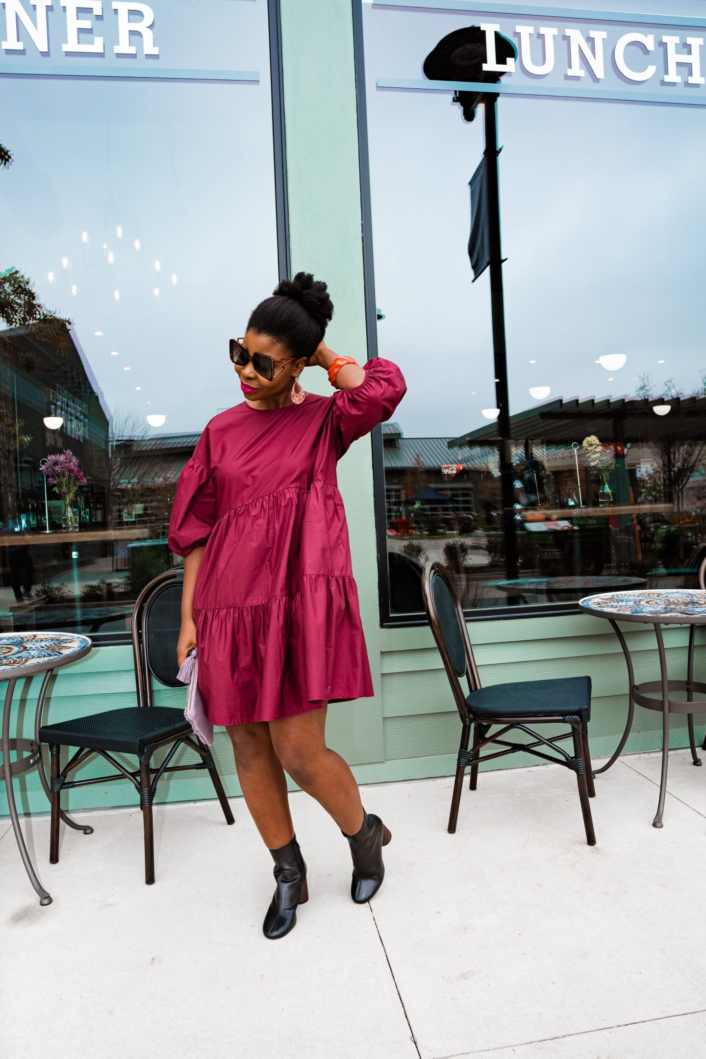 How To Wear Ankle Boots With Your Favorite Fall Dresses, tips featured by top Atlanta fashion blogger, Hurry in Time